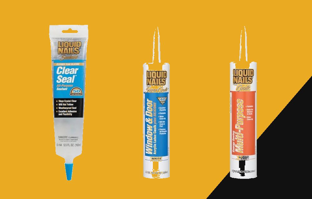 Caulks & Sealants: Construction caulk and sealants by Liquid Nails